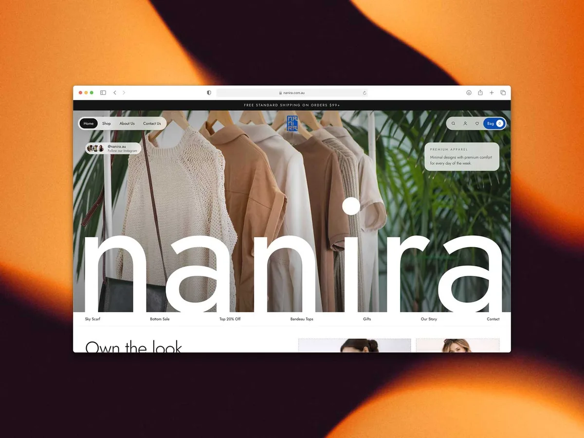 Nanira website